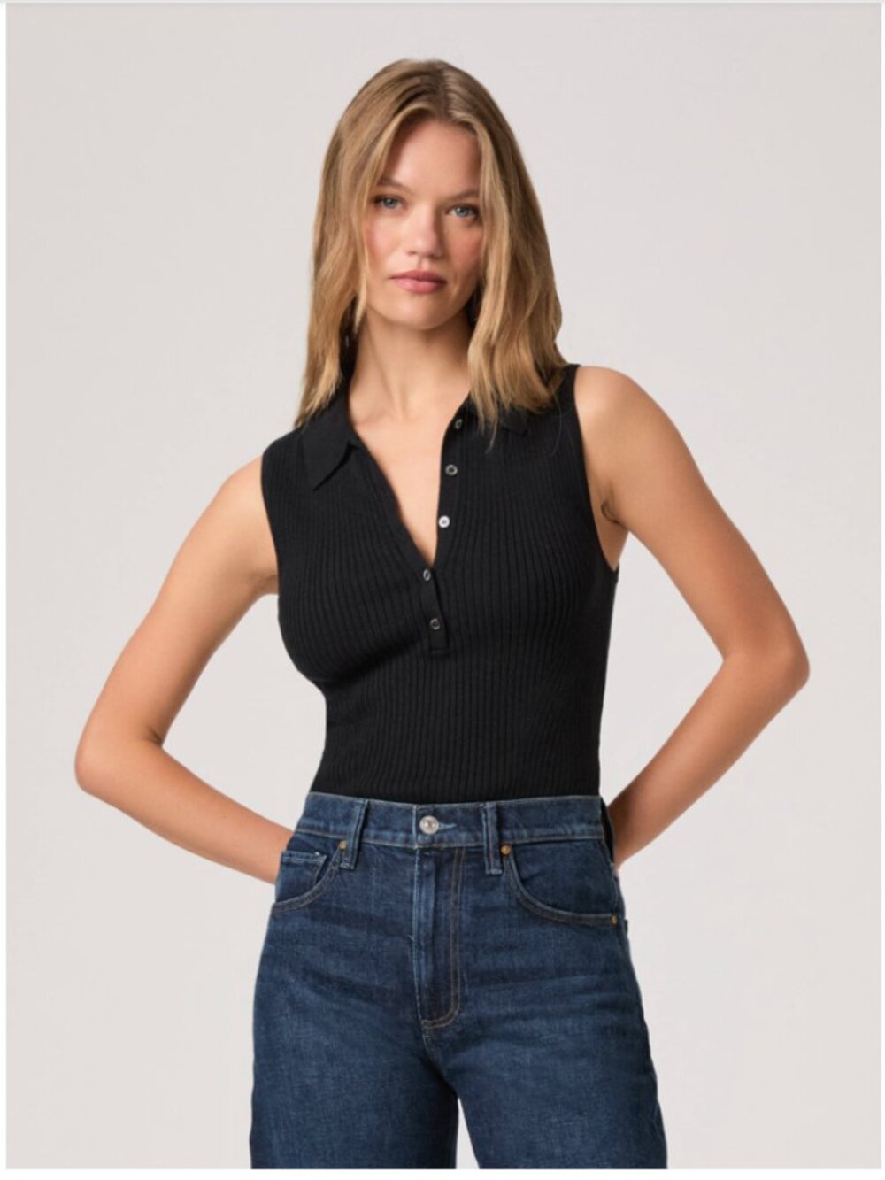 PAIGE Vesta Top – Business Casual / Small – Black